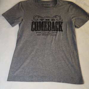 Zach Brown Collection Zac Brown Band The Comeback Tour Graphic Tshirt Size Small